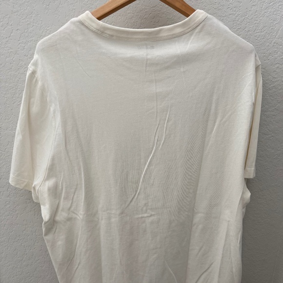 Everlane Cotton Slub Crew T-Shirt - XL WHITE - Picture 2 of 3